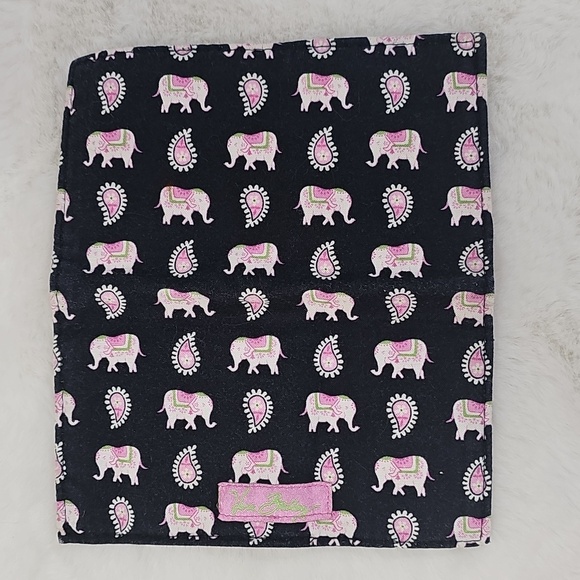 Vera Bradley Checkbook Cover in Breast Cancer Awareness Pink Elephants - Picture 4 of 5